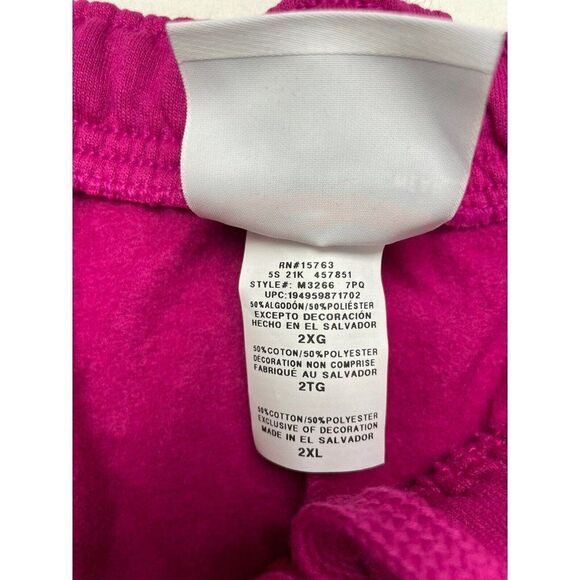 Champion Powerblend 6.5" Moisture Wicking Gym Sweat Shorts Women XXL Pink NWT - Picture 5 of 8